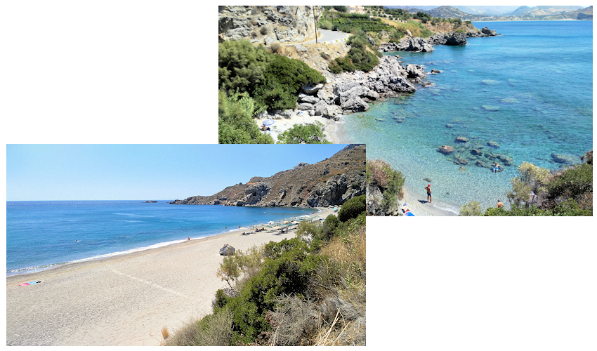 Fotinari beach, Souda beach